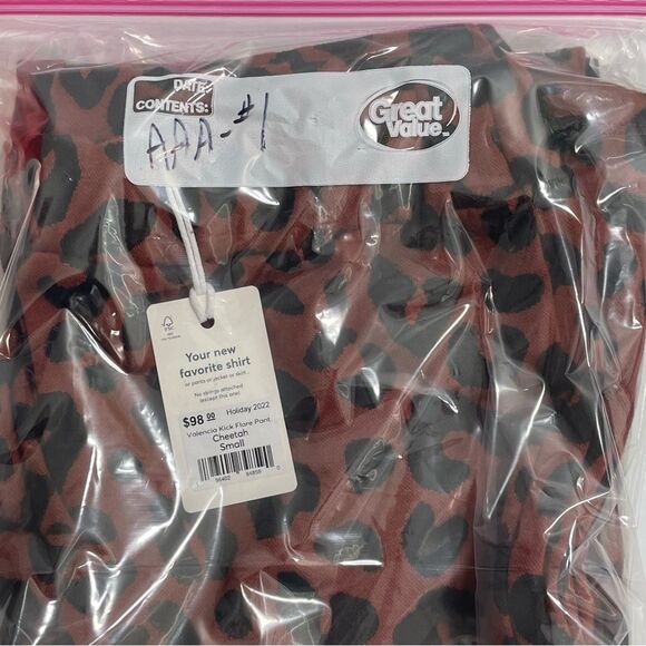 NWT Marine Layer Valencia Kick Flare Pant Cheetah Size SMALL Animal Print Comfy - Picture 9 of 10